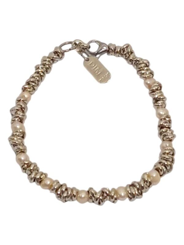 Bracciale Dado con Perle di Fiume