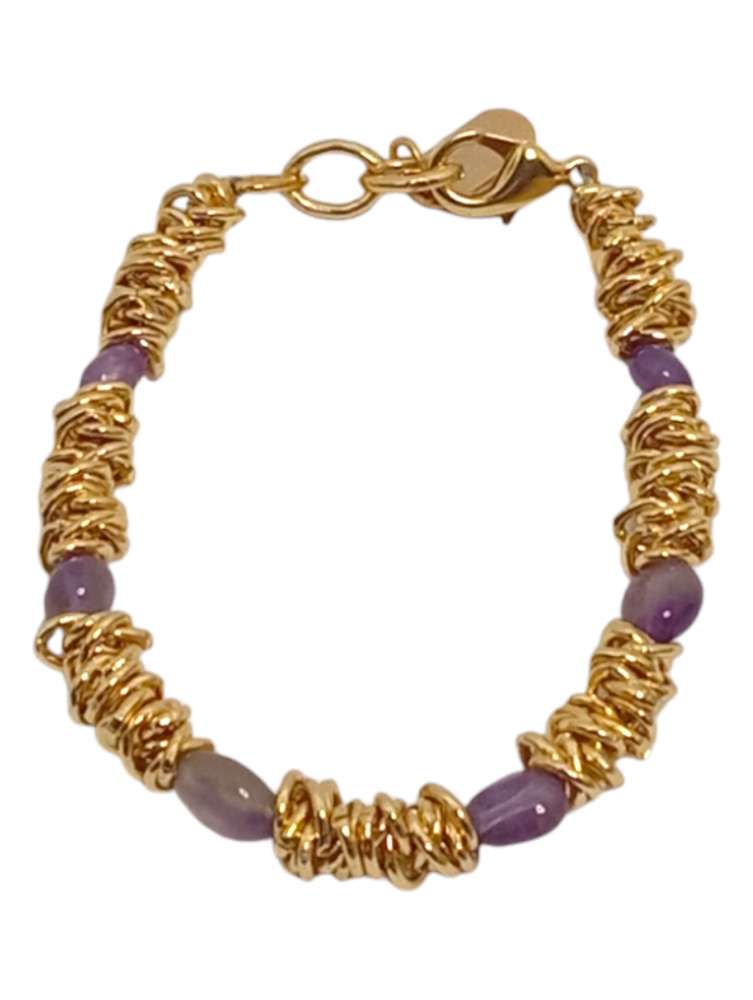 Bracciale Dado con Ametista
