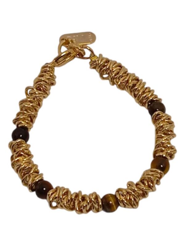 Bracciale Dado con Occhio di Tigre