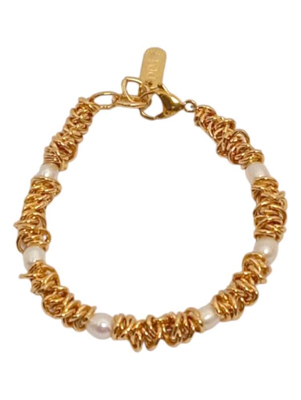 Bracciale Dado con Perle di Fiume