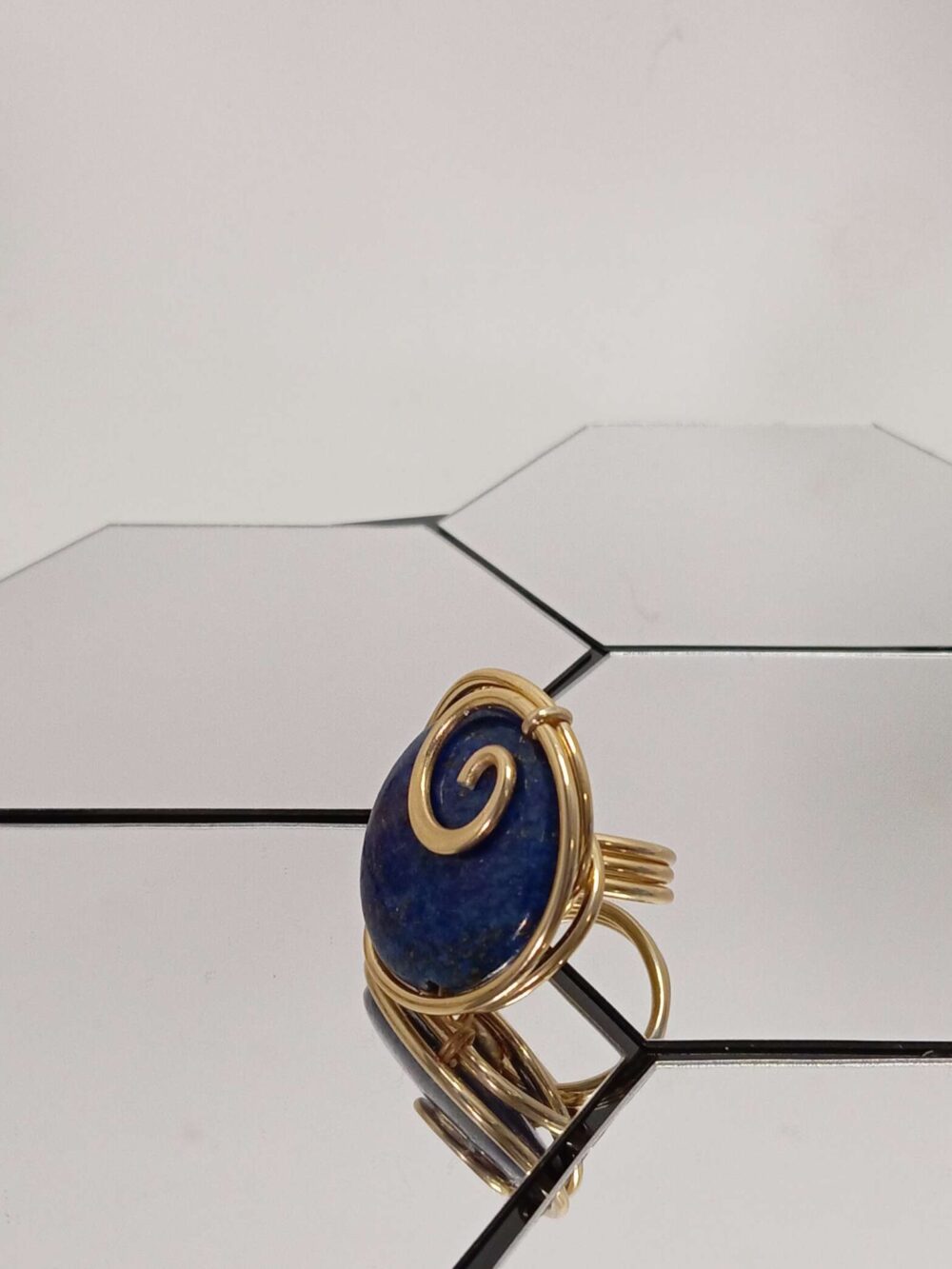 Anello Pietra Lapislazzulo blu